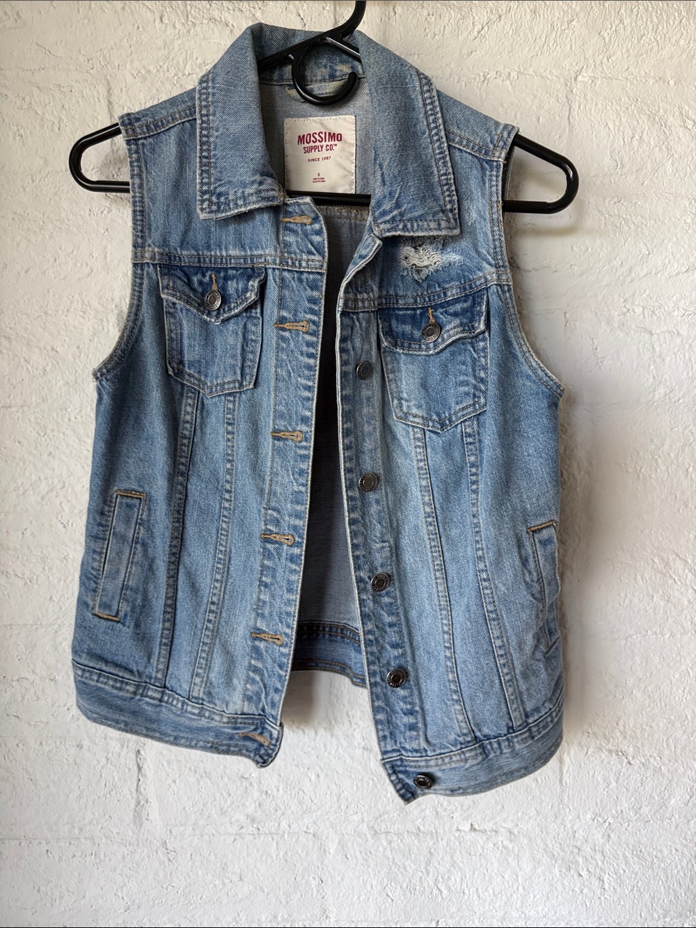 Mossimo Supply Denim Vest - Small